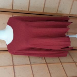 Chelsea & Theodore maroon Lightweight Sweater Size XXL